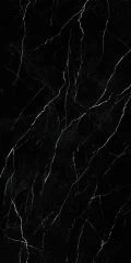 Meja Marmer Nero Marquina-Kuarsa